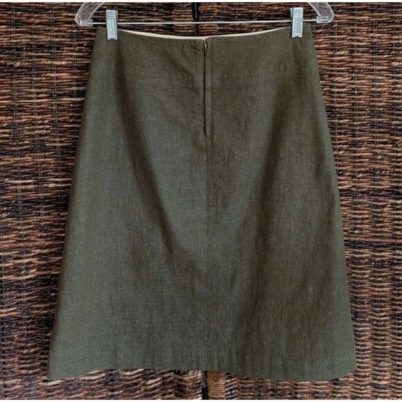 Kumikyoku Sis A-Line Knee Length Skirt Women's 6 Minimalist Contemporary Boho - Picture 2 of 7